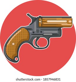 Vector illustration of a weapon, can be used according to your design needs.