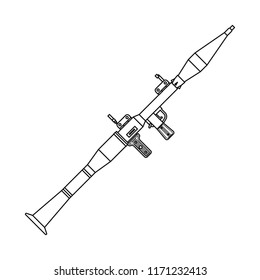 Vector illustration of weapon and gun logo. Set of weapon and army stock symbol for web.