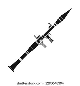 Vector illustration of weapon and gun sign. Collection of weapon and army vector icon for stock.