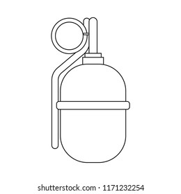 Vector illustration of weapon and gun symbol. Set of weapon and army stock vector illustration.