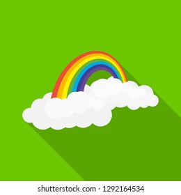 Vector illustration of weather and climate logo. Collection of weather and cloud stock vector illustration.