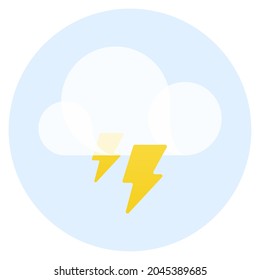 Vector illustration of the weather forecast.