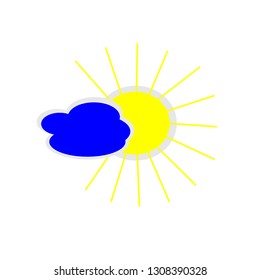Vector illustration of weather icon.