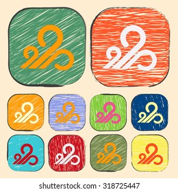 Vector illustration of weather icon