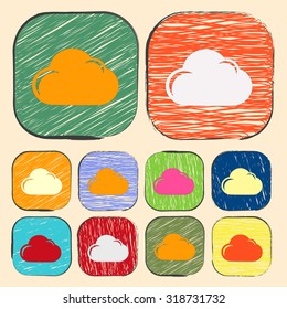 Vector illustration of weather icon