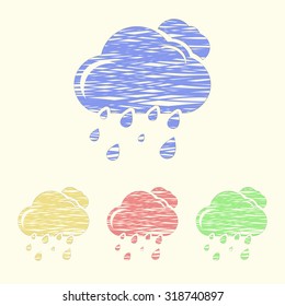 Vector illustration of weather icon