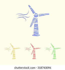 Vector illustration of weather icon