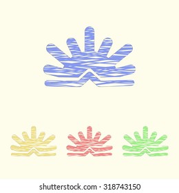 Vector illustration of weather icon