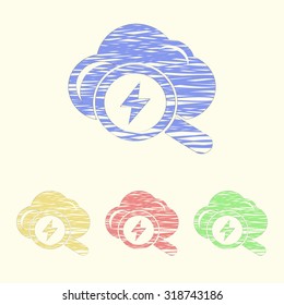 Vector illustration of weather icon