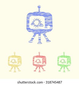 Vector illustration of weather icon