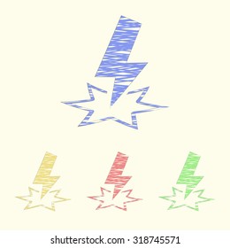 Vector illustration of weather icon