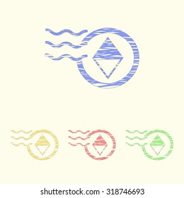 Vector illustration of weather icon