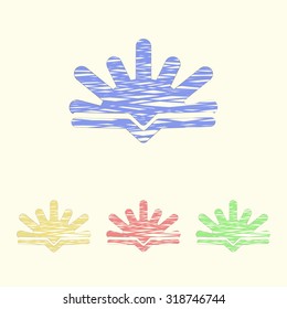 Vector illustration of weather icon