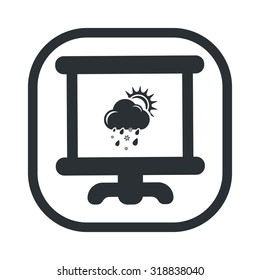 Vector illustration of weather icon