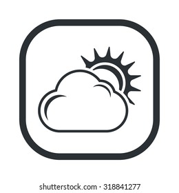 Vector illustration of weather icon