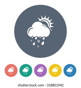Vector illustration of weather icon