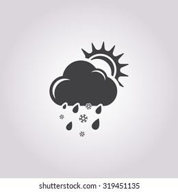 Vector illustration of weather icon