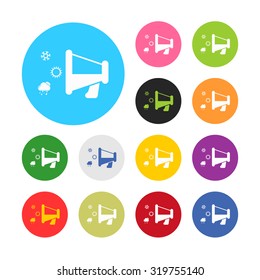 Vector illustration of weather icon