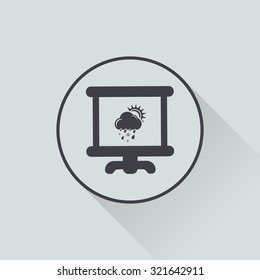 Vector illustration of weather icon