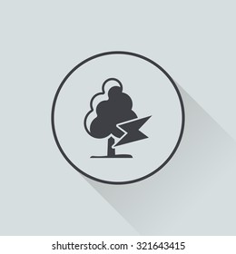 Vector illustration  of weather icon