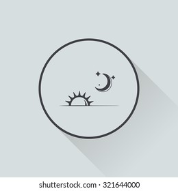 Vector illustration of weather icon