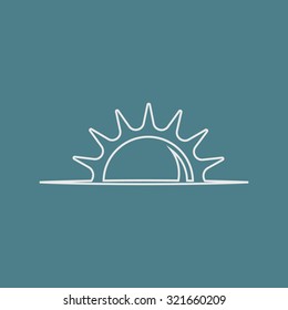 Vector illustration of weather icon