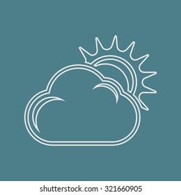 Vector illustration of weather icon