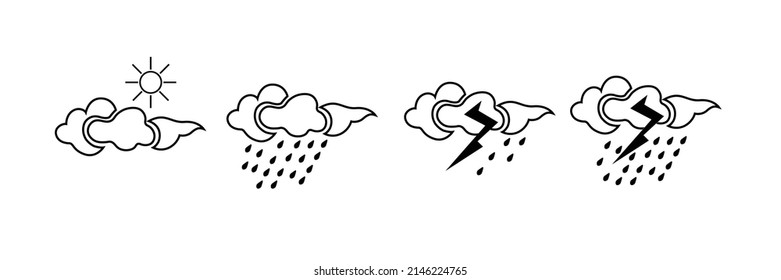 plantilla de diseño de conjunto de iconos de ilustración vectorial