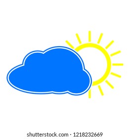 Vector illustration of a Weather logo