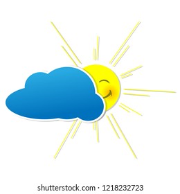 Vector illustration of a Weather logo
