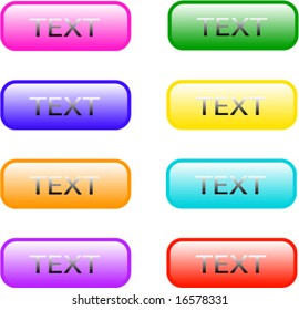Vector illustration of web buttons