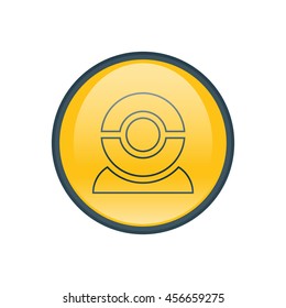 Vector illustration of web camera icon