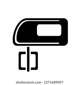 Vector illustration, web icon. Mixer, blender. Flat design. Isolated on a white background.