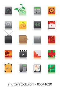 Vector illustration of web icons