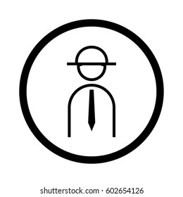 Vector illustration of a web icons - safety helmet, hard hat