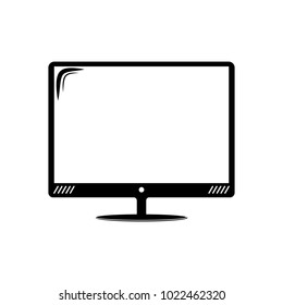 Vector illustration. Web icons for the site. TV, monitor.