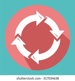 Vector illustration of a web icons-arrow