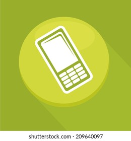 Vector illustration of a web icons-mobile