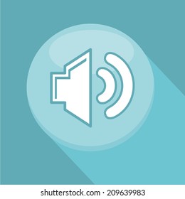 Vector illustration of a web icons-sound