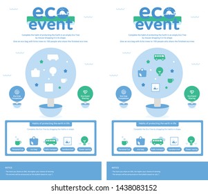 Vector illustration of web mini-game event for Mini Game, Event Popup, Completion, Mission, Game, Web Template, Interface, Environment, Earth, Tree, Whale, Wave, Drip, Ribbon, Star, Heart, Clip.