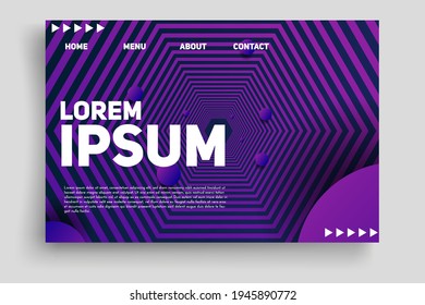 Ilustración vectorial de las plantillas de diseño de páginas web para compras en línea, marketing digital, trabajo en equipo. Conceptos modernos de ilustración vectorial para el desarrollo de sitios web y sitios web móviles.