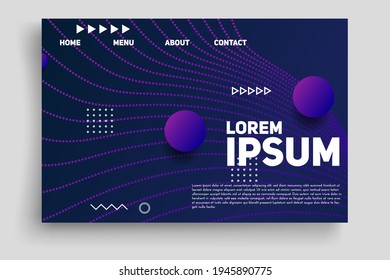 Vector illustration of web page design templates for online shopping, digital marketing, teamwork. Modern vector illustration concepts for website and mobile website development.