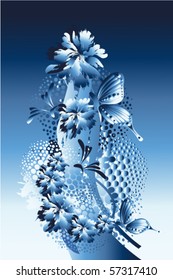 vector illustration of wedding