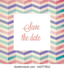 Vector illustration. Wedding invitation card. Seamless pattern can be used for wallpaper, web page background, pattern fills,surface textures...