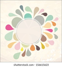 Vector illustration. Wedding invitation card. Seamless pattern can be used for wallpaper, web page background, pattern fills,surface textures...