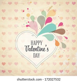 Vector illustration. Wedding invitation card. The pattern can be used for wallpaper, web page background, pattern fills,surface textures...