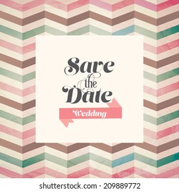 Vector illustration. Wedding invitation card. Seamless floral pattern can be used for wallpaper, web page background, pattern. Seamless floral background