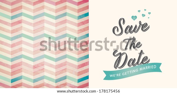 Vector illustration. Wedding invitation card. Card\
is editable with background flower, font, type, ribbons and heart\
vector