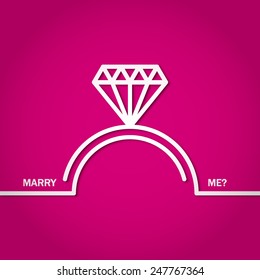 Vector Illustration of Wedding Time for Design, Website, Background, Banner. Married Bride and Groom Element Template