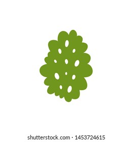  Vector illustration of weed bud. 